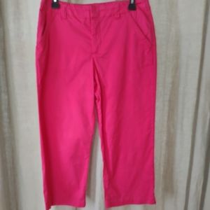 Pink Pappagallo Capri Pants, Size 6